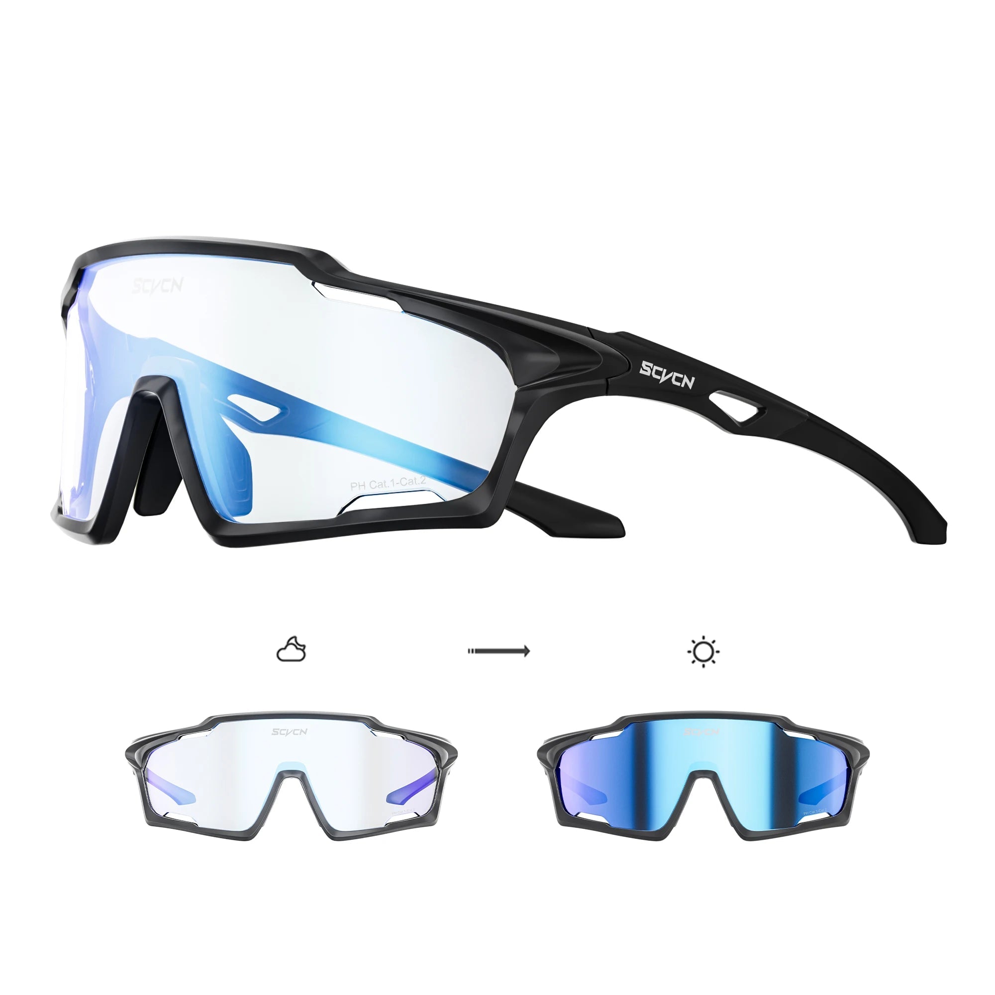 Lunettes de Sport Photochromiques APEX UV400