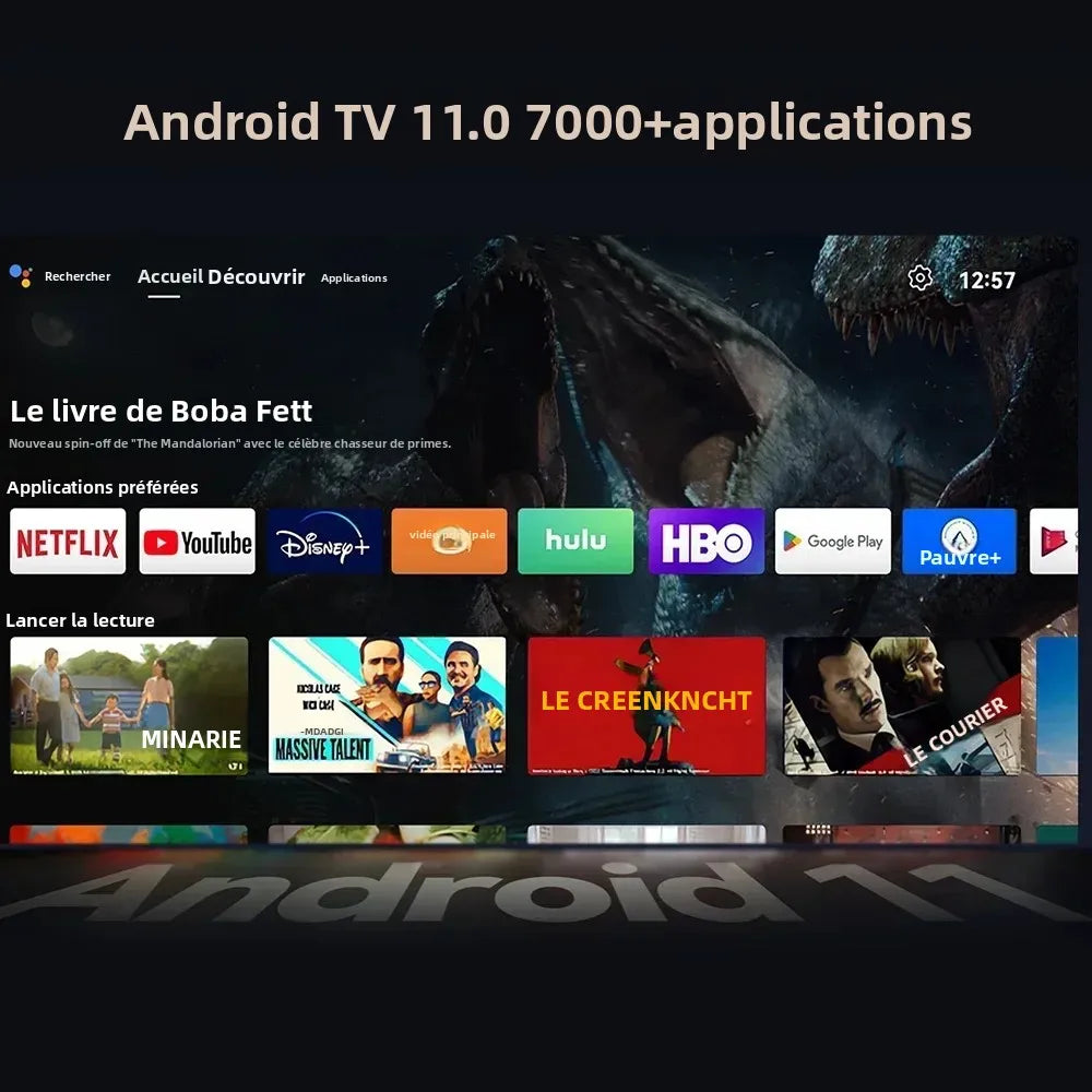 Projecteur Full HD Android TV, Autofocus Intelligent