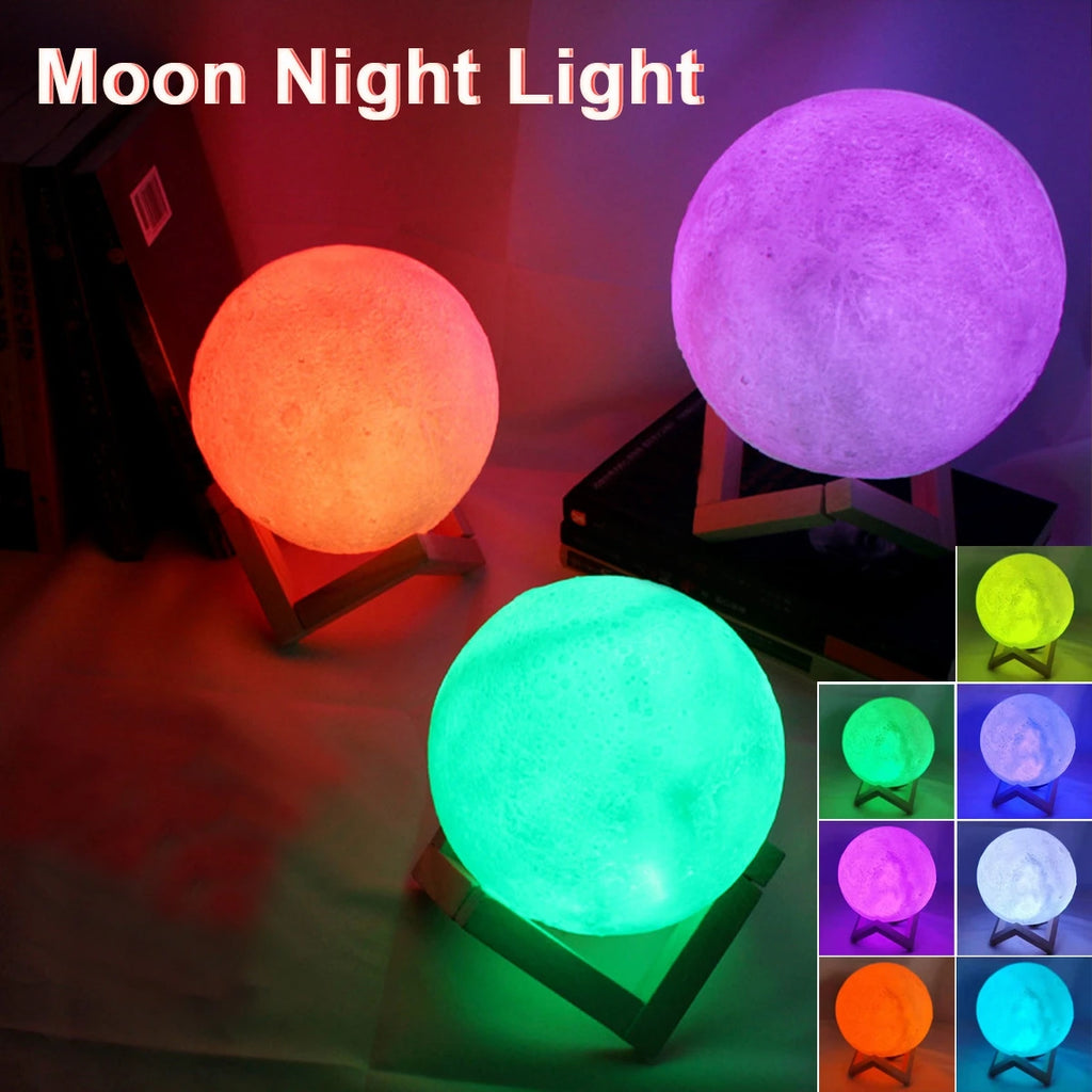Lampe Lune 8 cm LED – Éclairage d’Ambiance Enfant & Décoration Chambre
